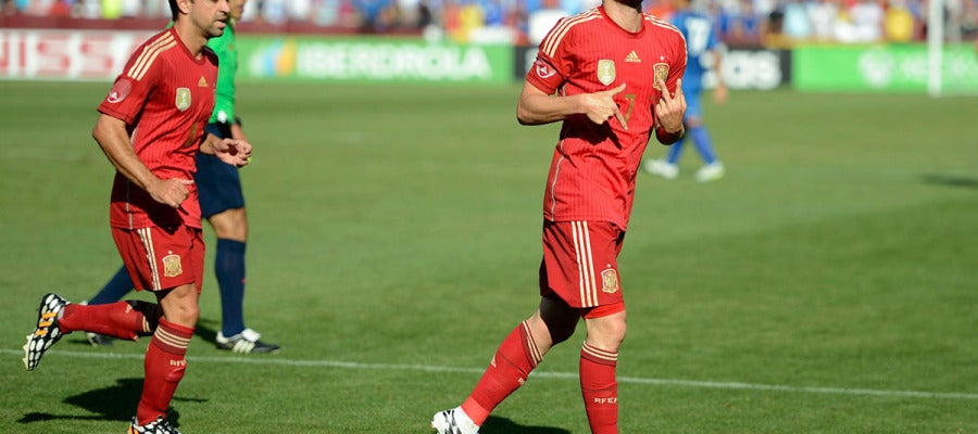 David Villa con la selección David Villa con la selección