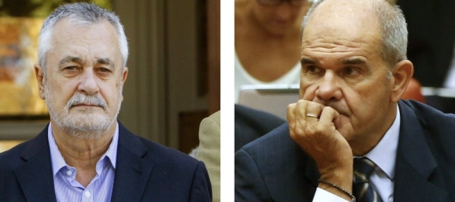Manuel Chaves y José Antonio Griñán en el caso de los ERE fraudulentos Manuel Chaves y José Antonio Griñán en el caso de los ERE fraudulentos