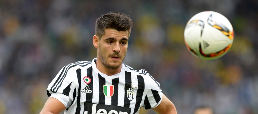 Álvaro Morata, durante un partido con la Juventus Álvaro Morata, durante un partido con la Juventus