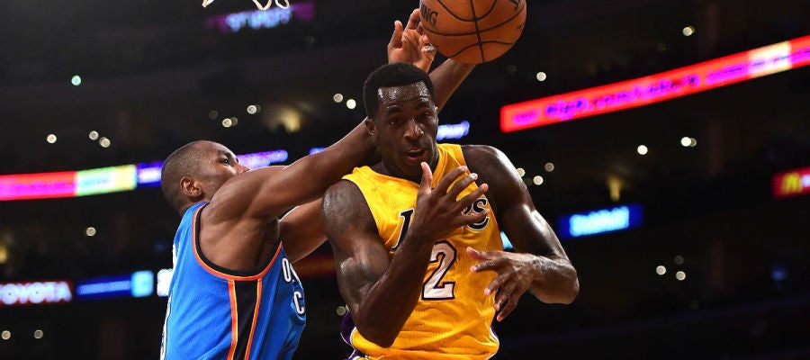 Ibaka, en acción ante los Lakers Ibaka, en acción ante los Lakers