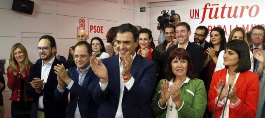 El líder socialista, Pedro Sánchez El líder socialista, Pedro Sánchez