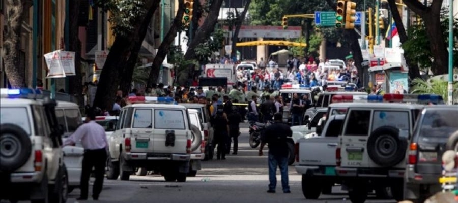 Una calle en Venezuela Una calle en Venezuela