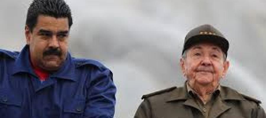 Nicolás Maduro y Raúl Castro Nicolás Maduro y Raúl Castro