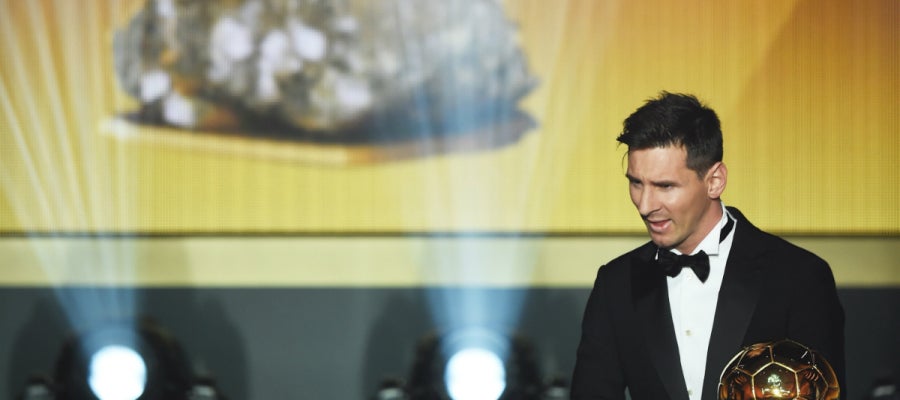 Messi, con su quinto Balón de Oro Messi, con su quinto Balón de Oro