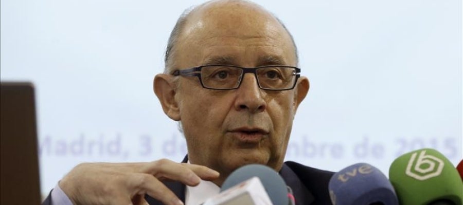 El ministro de Hacienda, Cristóbal Montoro El ministro de Hacienda, Cristóbal Montoro
