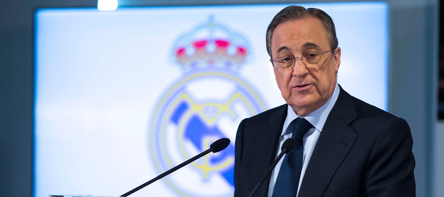 Florentino Pérez comparece ante los medios Florentino Pérez comparece ante los medios