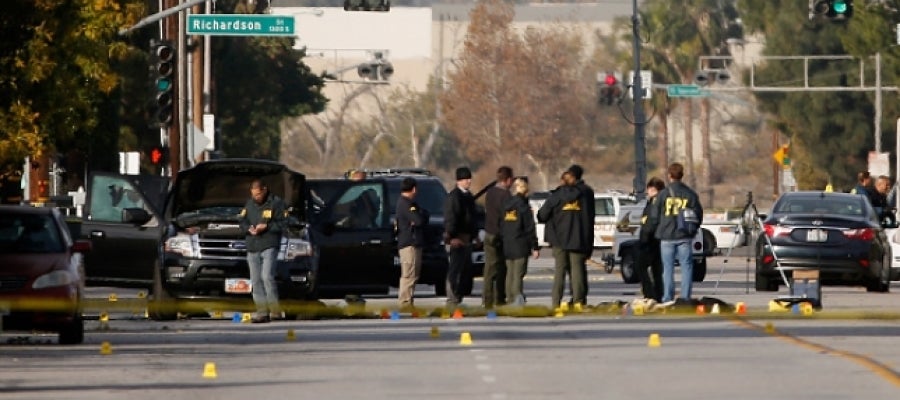 Policía en San Bernardino, California Policía en San Bernardino, California