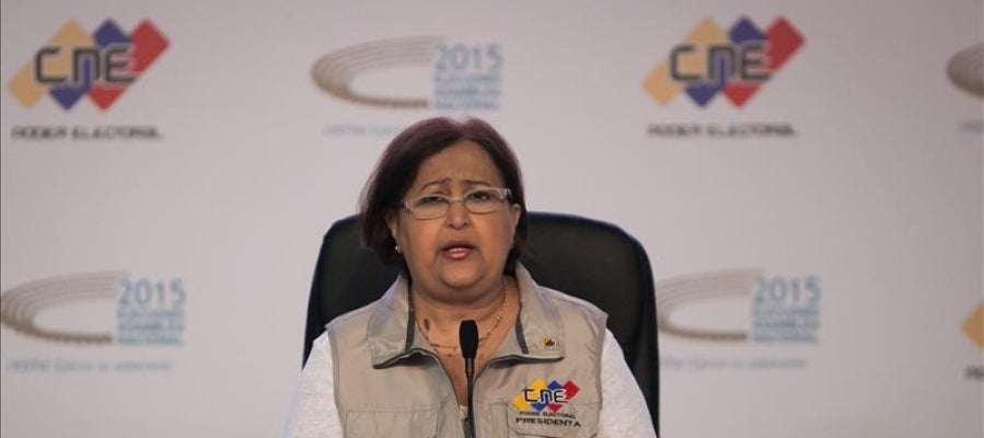 La presidenta del Consejo Nacional Electoral (CNE) de Venezuela, Tibisay Lucena La presidenta del Consejo Nacional Electoral (CNE) de Venezuela, Tibisay Lucena