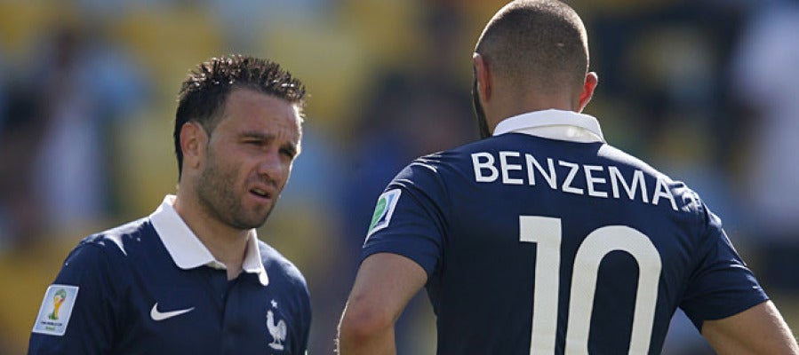 Benzema y Valbuena Benzema y Valbuena