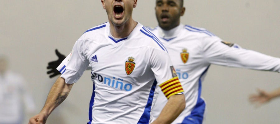 Gabi celebra su gol ante el Levante Gabi celebra su gol ante el Levante