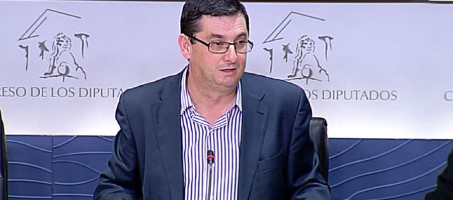 El portavoz de IU en el Congreso, José Luis Centella El portavoz de IU en el Congreso, José Luis Centella
