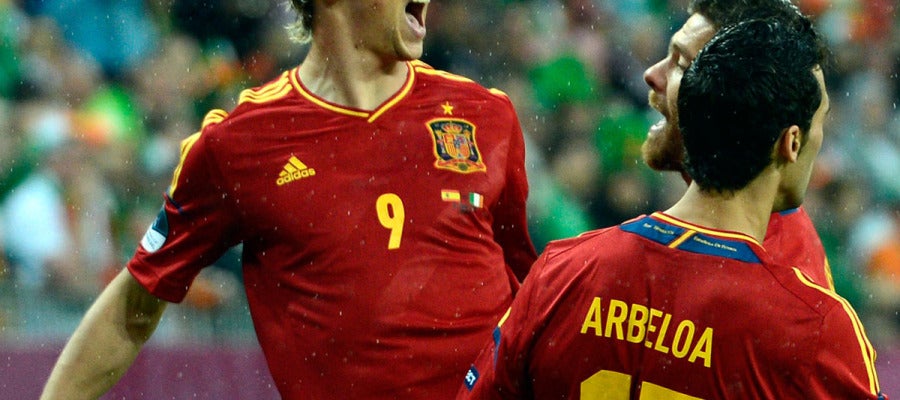 Torres, eufórico tras marcar ante Irlanda Torres, eufórico tras marcar ante Irlanda