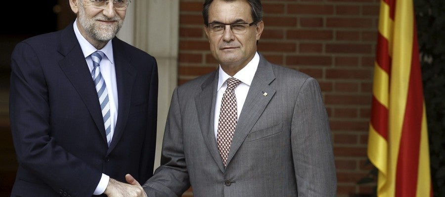 Mariano Rajoy Artur Mas en La Moncloa Mariano Rajoy Artur Mas en La Moncloa