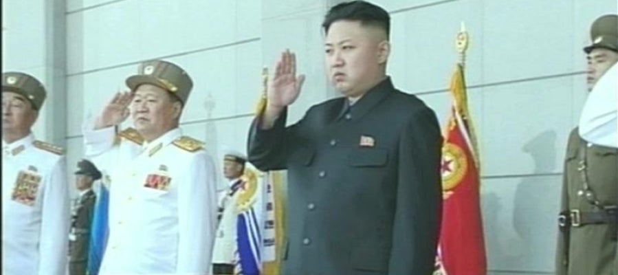 El líder norcoreano Kim Jong-un durante una ceremonia en el Palacio Kumsusan El líder norcoreano Kim Jong-un durante una ceremonia en el Palacio Kumsusan