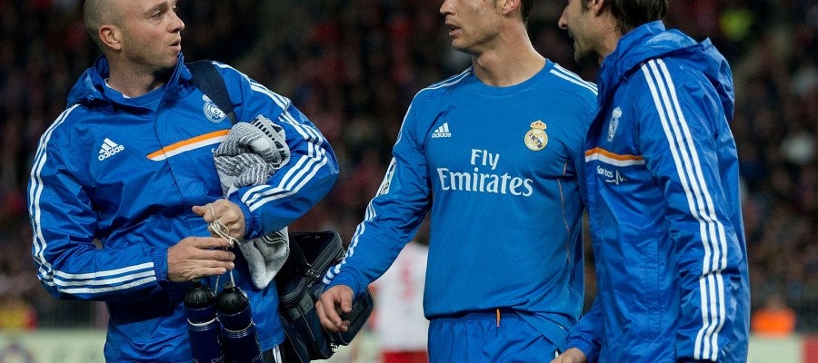 Cristiano Ronaldo pidió el cambio en el minuto 52 en el partido ante el Almería Cristiano Ronaldo pidió el cambio en el minuto 52 en el partido ante el Almería