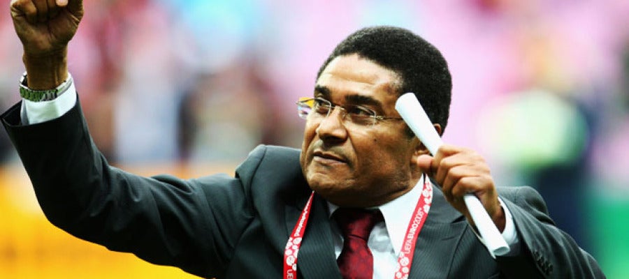 Imagen de archivo del futbolista portugués Eusebio. Imagen de archivo del futbolista portugués Eusebio.