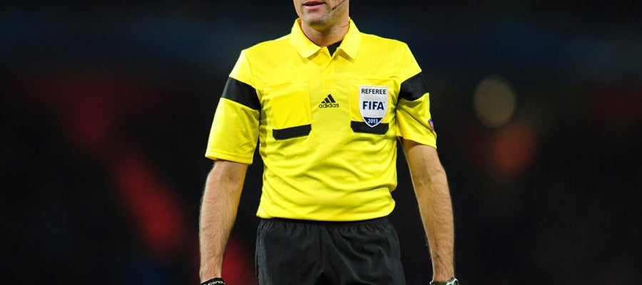 Mateu Lahoz, durante un partido Mateu Lahoz, durante un partido