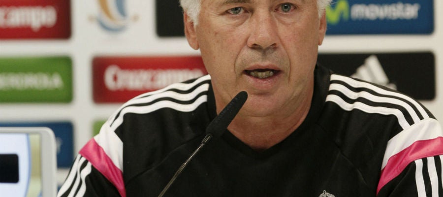 Ancelotti, en rueda de prensa Ancelotti, en rueda de prensa