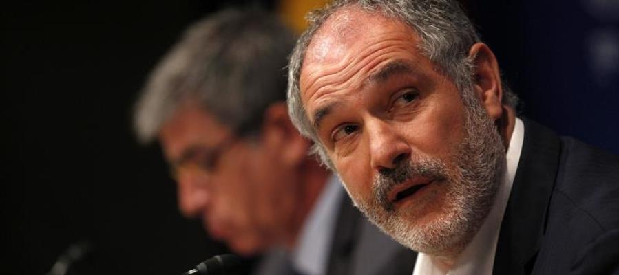 Zubizarreta en rueda de prensa Zubizarreta en rueda de prensa