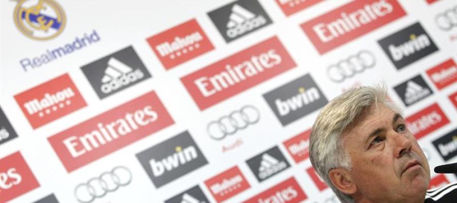 El entrenador del Real Madrid, Carlo Ancelotti El entrenador del Real Madrid, Carlo Ancelotti