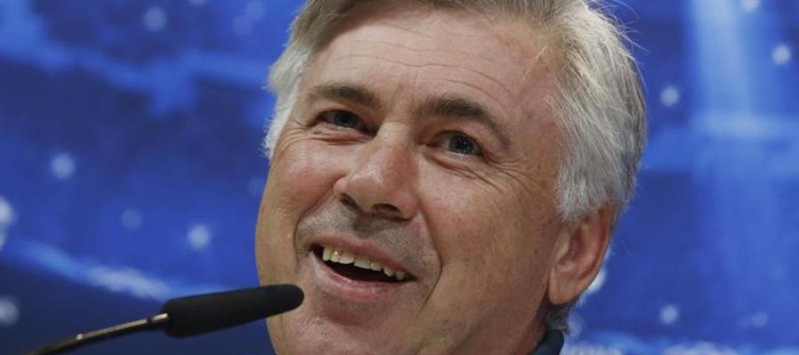 Carlo Ancelotti en rueda de prensa Carlo Ancelotti en rueda de prensa