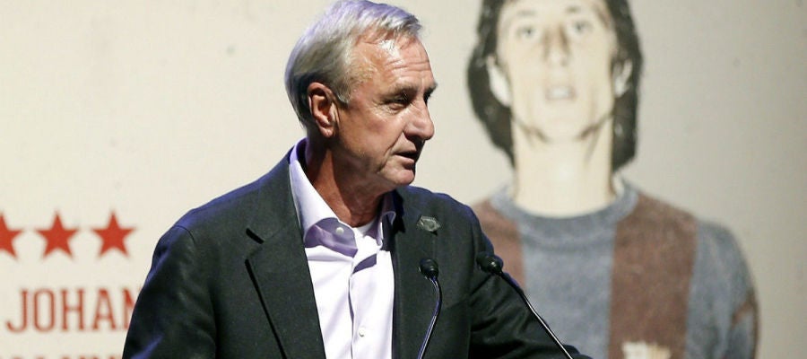 Johan Cruyff, en un acto Johan Cruyff, en un acto