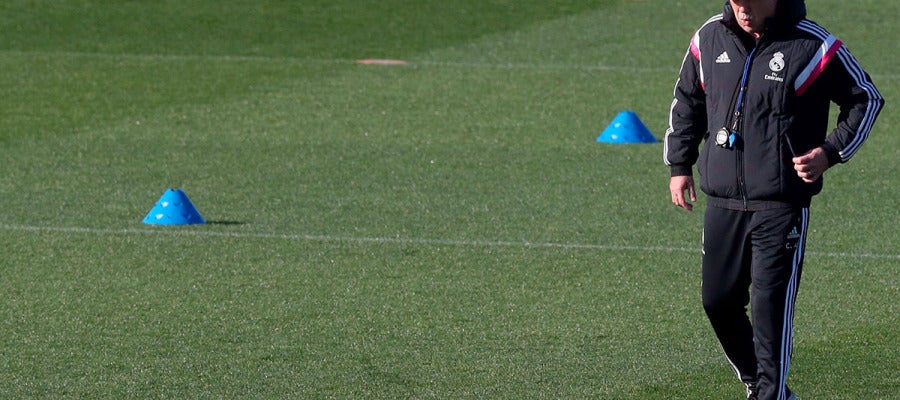 Ancelotti, en Valdebebas Ancelotti, en Valdebebas