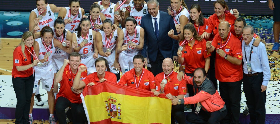La selección española femenina, con su plata mundial de Turquía La selección española femenina, con su plata mundial de Turquía