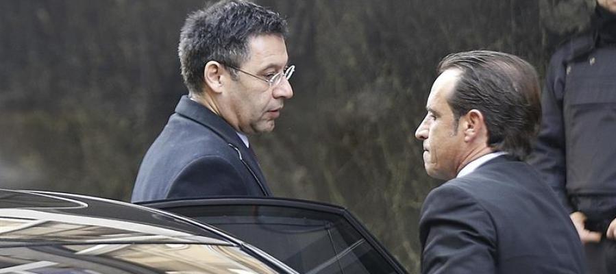 Bartomeu llega a la Audiencia Nacional para declarar como imputado por un delito fiscal en el fichaje de Neymar Bartomeu llega a la Audiencia Nacional para declarar como imputado por un delito fiscal en el fichaje de Neymar