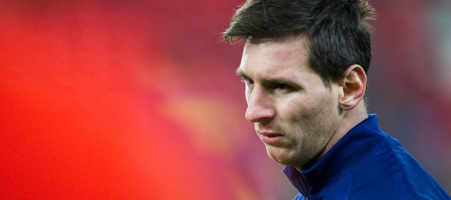 Leo Messi, delantero del FC Barcelona Leo Messi, delantero del FC Barcelona