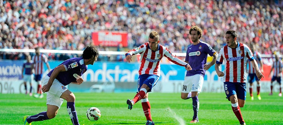 Griezmann dispara a puerta ante el Espanyol Griezmann dispara a puerta ante el Espanyol