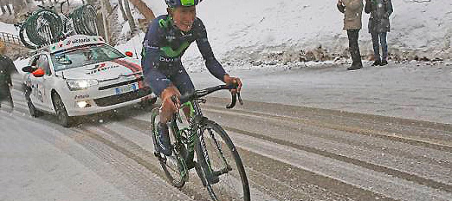 Nairo Quintana, en la subida al Terminillo Nairo Quintana, en la subida al Terminillo