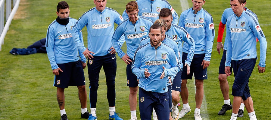 Entrenamiento del Atlético en la Ciudad Deportiva Entrenamiento del Atlético en la Ciudad Deportiva