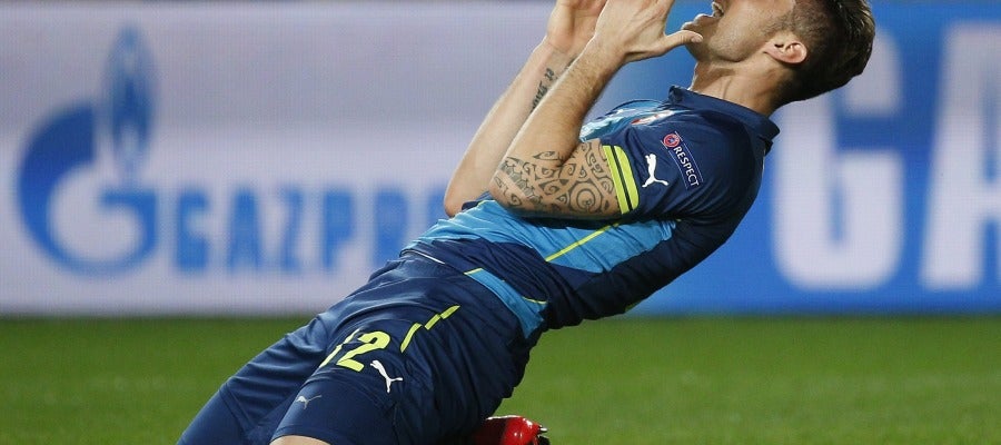 Olivier Giroud con el Arsenal Olivier Giroud con el Arsenal