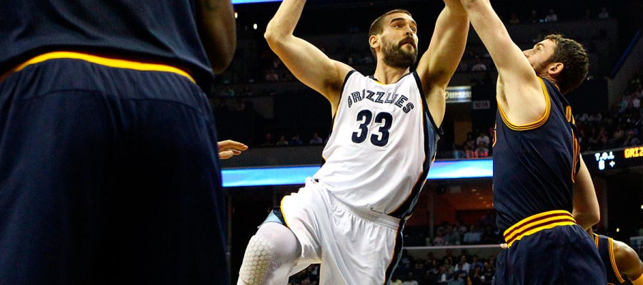 Marc Gasol, en acción ante Cleveland Marc Gasol, en acción ante Cleveland