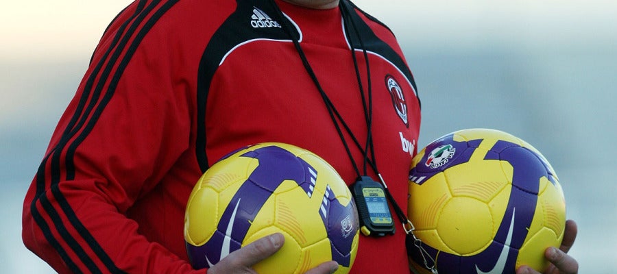 Ancelotti, en su época de entrenador en el Milan Ancelotti, en su época de entrenador en el Milan