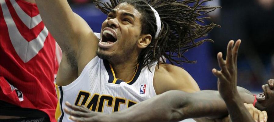 Chris Copeland de los Pacers de Indiana. Chris Copeland de los Pacers de Indiana.