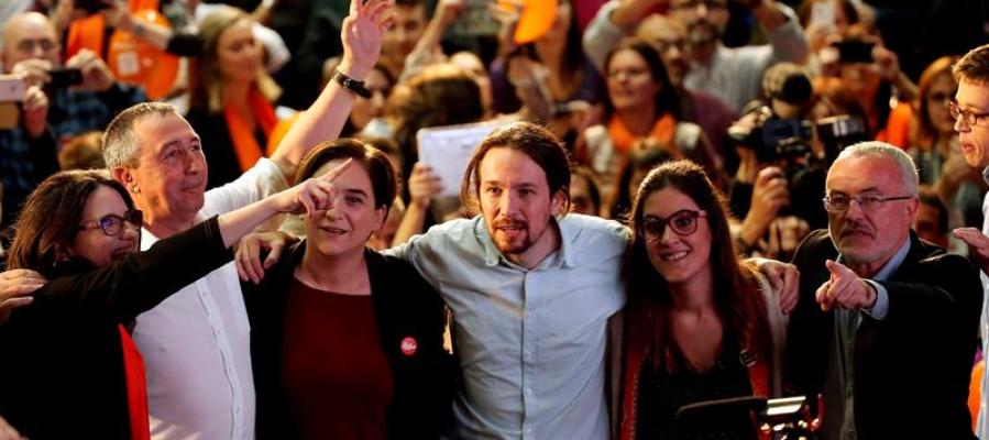 Pablo Iglesias en el cierre de campaña en Valencia Pablo Iglesias en el cierre de campaña en Valencia