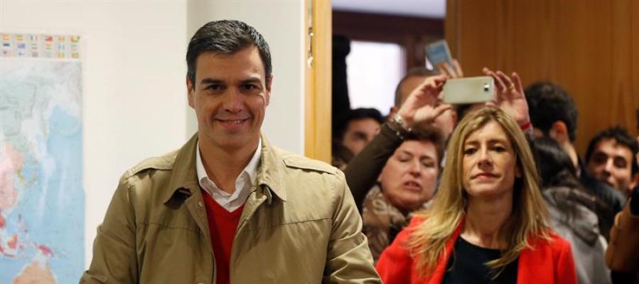 Votación de Pedro Sánchez Votación de Pedro Sánchez