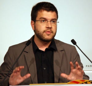 El adjunto a la Presidencia de ERC, Pere Aragonès El adjunto a la Presidencia de ERC, Pere Aragonès