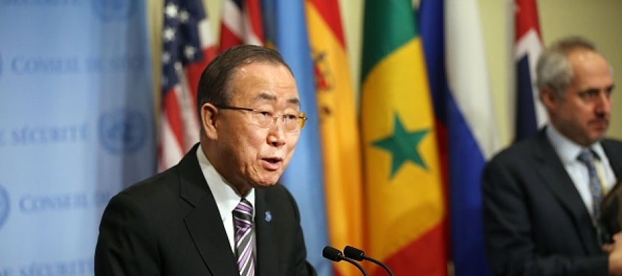 El secretario general de la ONU, Ban Ki-moon El secretario general de la ONU, Ban Ki-moon