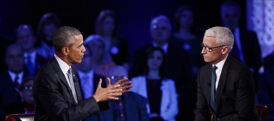 Barack Obama en un foro con ciudadanos Barack Obama en un foro con ciudadanos