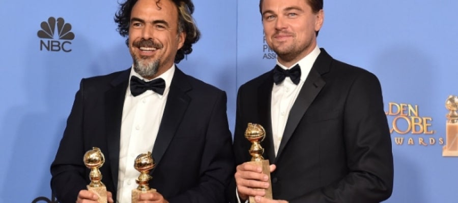 Alejandro González Iñárritu y Leonardo DiCaprio Alejandro González Iñárritu y Leonardo DiCaprio