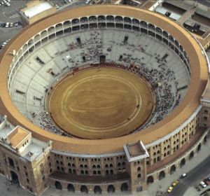 Vista aérea de la plaza de toros de las Ventas Vista aérea de la plaza de toros de las Ventas