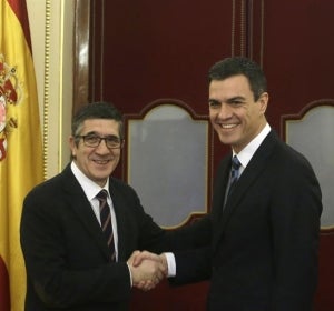 Patxi López,y el secretario general del PSOE, Pedro Sánchez Patxi López,y el secretario general del PSOE, Pedro Sánchez