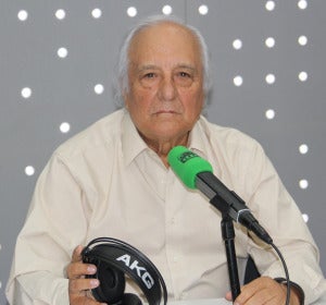 Raúl del Pozo en los estudios de Onda Cero Raúl del Pozo en los estudios de Onda Cero