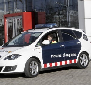 Un coche de los Mossos d'Esquadra Un coche de los Mossos d'Esquadra