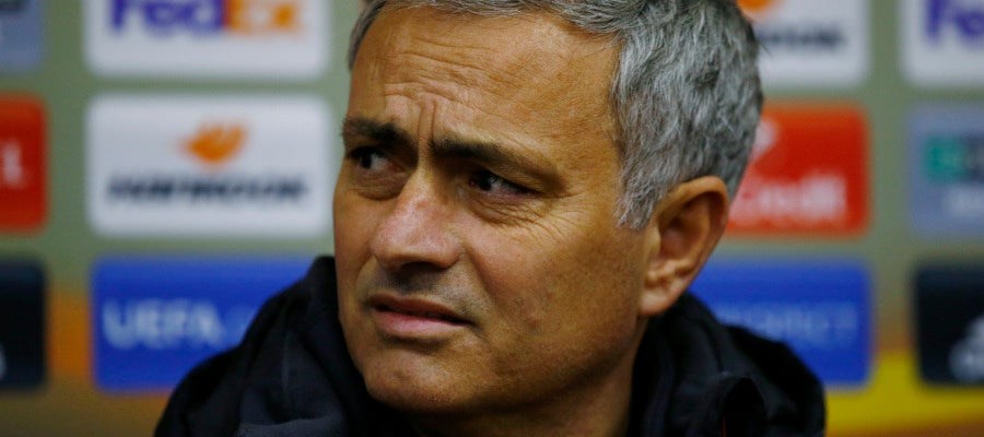 José Mourinho, en rueda de prensa José Mourinho, en rueda de prensa