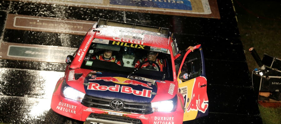 Al-Attiyah, en la salida del Rally Dakar 2017 Al-Attiyah, en la salida del Rally Dakar 2017