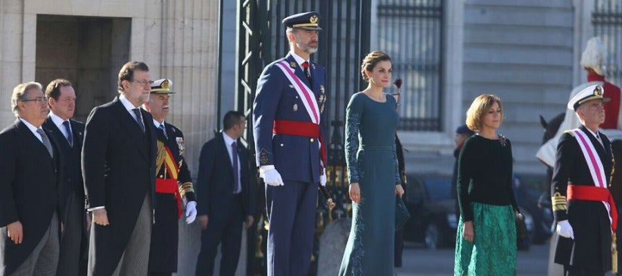 Zoido, Rajoy, los reyes y Cospedal en la Pascua Militar Zoido, Rajoy, los reyes y Cospedal en la Pascua Militar